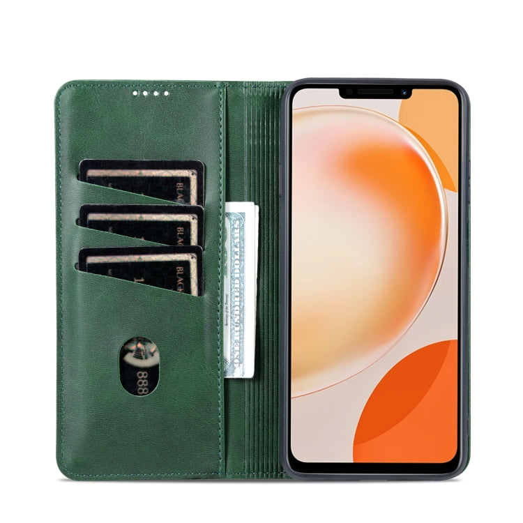 For Huawei Enjoy 60X AZNS Magnetic Calf Texture Flip Leather Phone Case