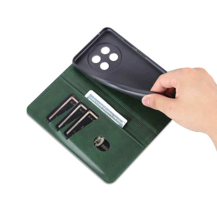 For Huawei Enjoy 60X AZNS Magnetic Calf Texture Flip Leather Phone Case