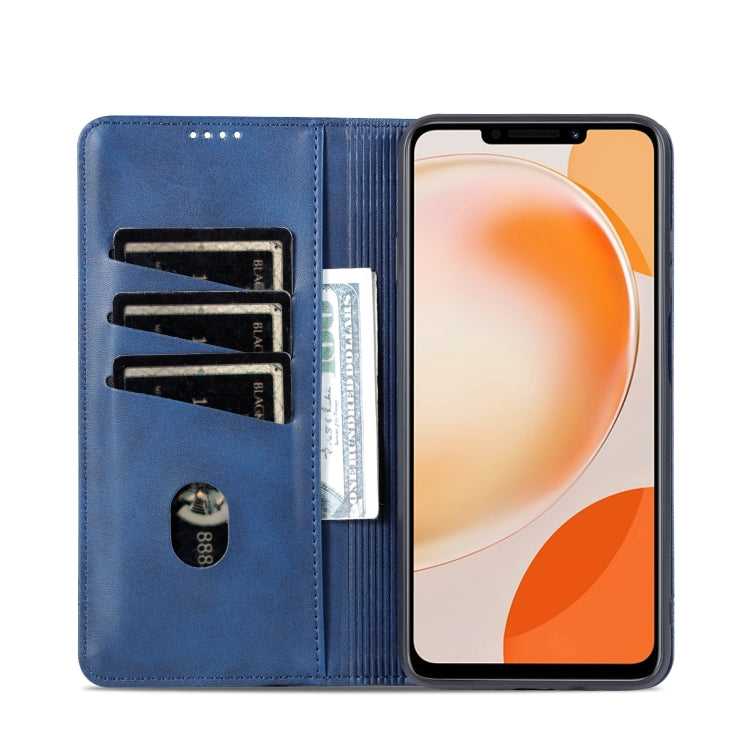 For Huawei Enjoy 60X AZNS Magnetic Calf Texture Flip Leather Phone Case