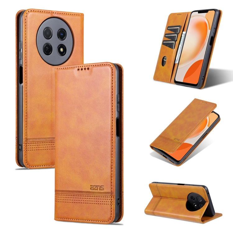 For Huawei Enjoy 60X AZNS Magnetic Calf Texture Flip Leather Phone Case