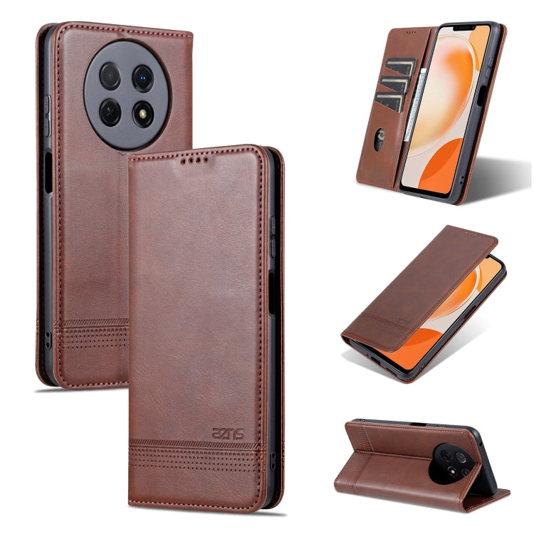 For Huawei Enjoy 60X AZNS Magnetic Calf Texture Flip Leather Phone Case