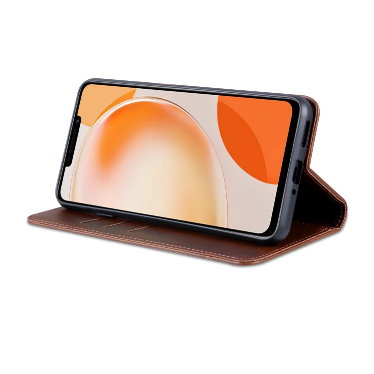 For Huawei Enjoy 60X AZNS Magnetic Calf Texture Flip Leather Phone Case