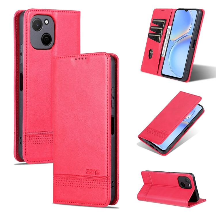 For Huawei Maimang A20 AZNS Magnetic Calf Texture Flip Leather Phone Case