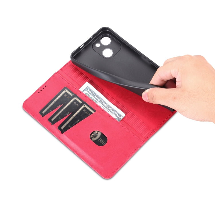 For Huawei Maimang A20 AZNS Magnetic Calf Texture Flip Leather Phone Case