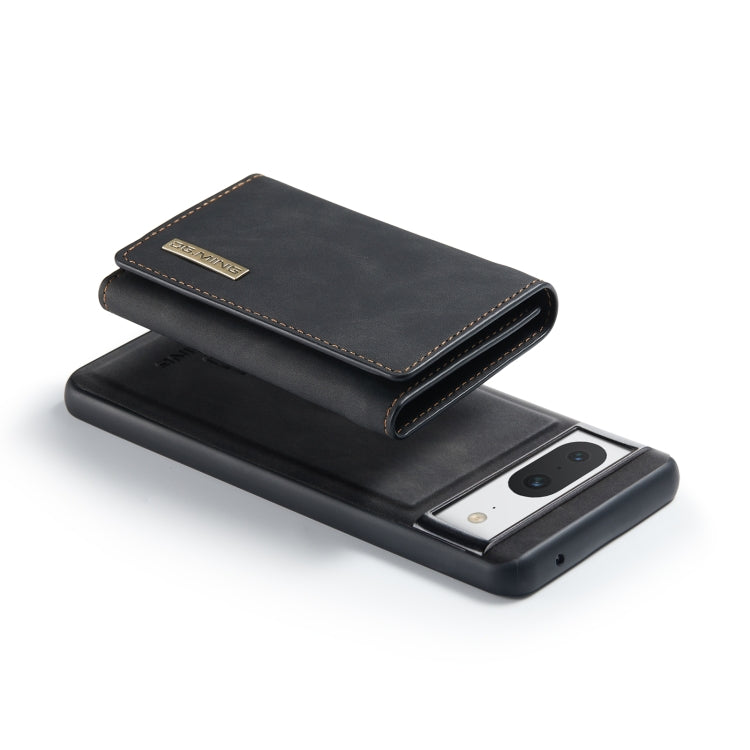 For Google Pixel 8 DG.MING M1 Series 3-Fold Multi Card Wallet + Magnetic Phone Case