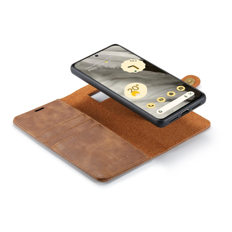 For Google Pixel 8 DG.MING Crazy Horse Texture Detachable Magnetic Leather Phone Case