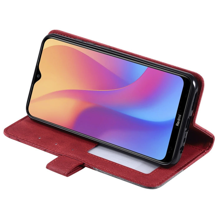 For Xiaomi Redmi 8A Skin Feel Splicing Horizontal Flip Leather Case with Holder & Card Slots & Wallet & Photo Frame