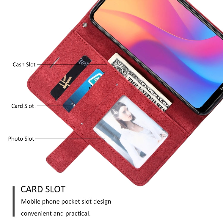 For Xiaomi Redmi 8A Skin Feel Splicing Horizontal Flip Leather Case with Holder & Card Slots & Wallet & Photo Frame