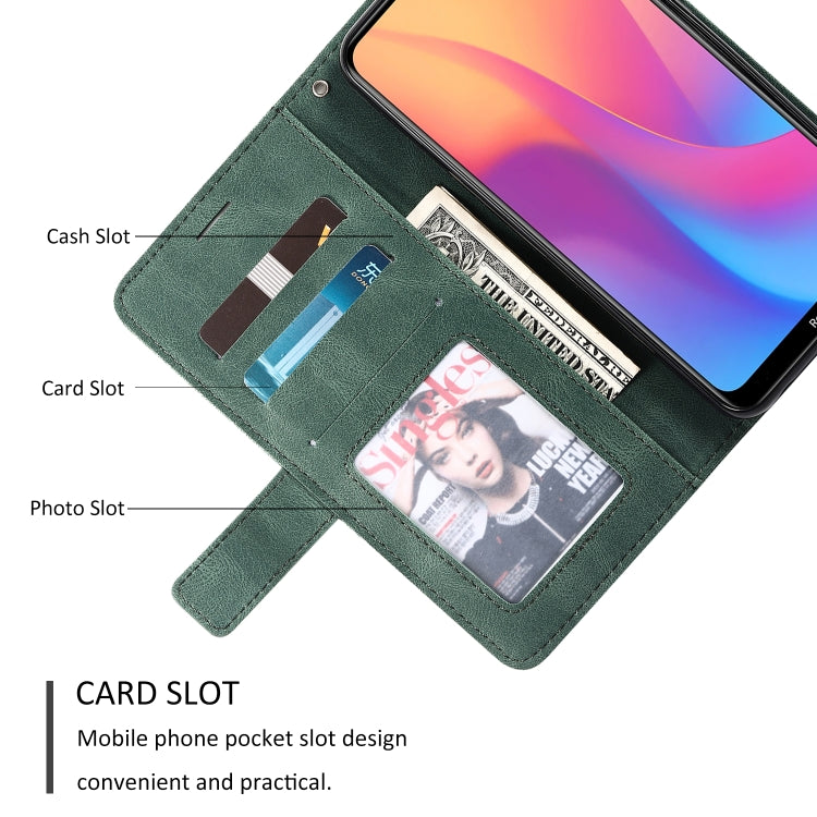 For Xiaomi Redmi 8A Skin Feel Splicing Horizontal Flip Leather Case with Holder & Card Slots & Wallet & Photo Frame