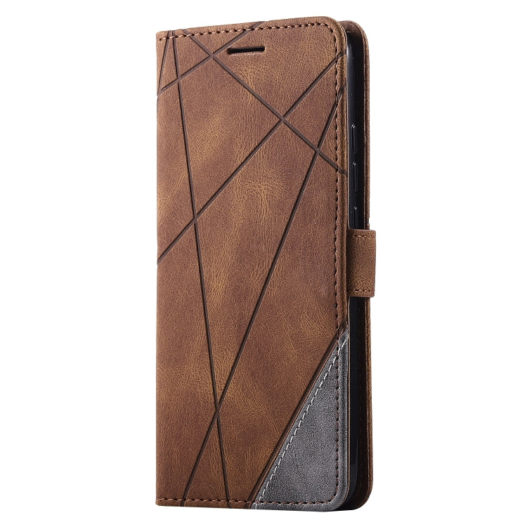For Xiaomi Redmi 7 Skin Feel Splicing Horizontal Flip Leather Case with Holder & Card Slots & Wallet & Photo Frame
