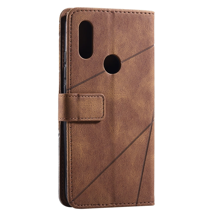 For Xiaomi Redmi 7 Skin Feel Splicing Horizontal Flip Leather Case with Holder & Card Slots & Wallet & Photo Frame
