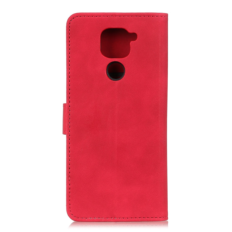 For Xiaomi Redmi 10X 4G KHAZNEH Retro Texture PU + TPU Horizontal Flip Leather Case with Holder & Card Slots & Wallet
