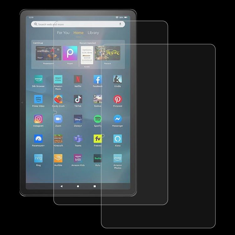 For Amazon Fire Max 11 2pcs 9H 0.3mm Explosion-proof Tempered Glass Film