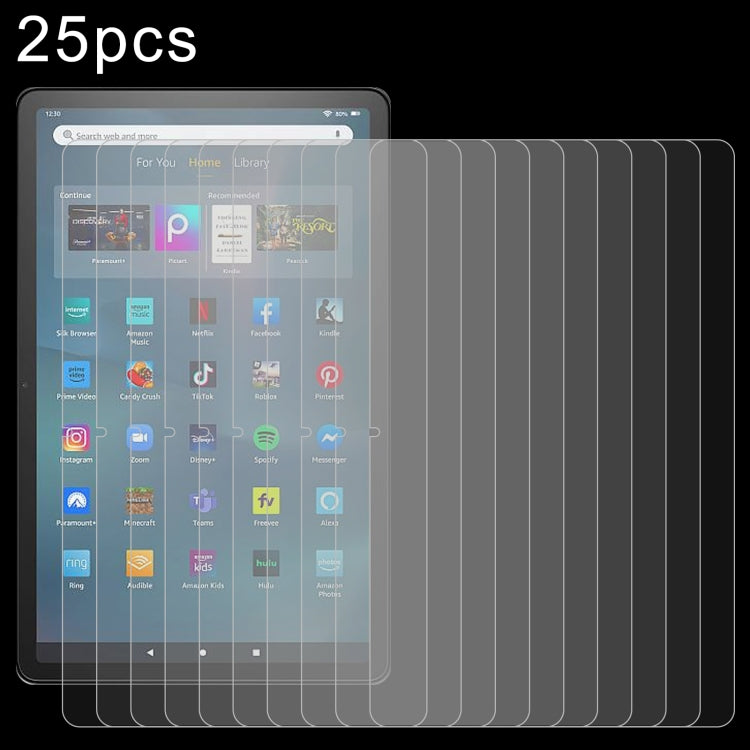 For Amazon Fire Max 11 25pcs 9H 0.3mm Explosion-proof Tempered Glass Film