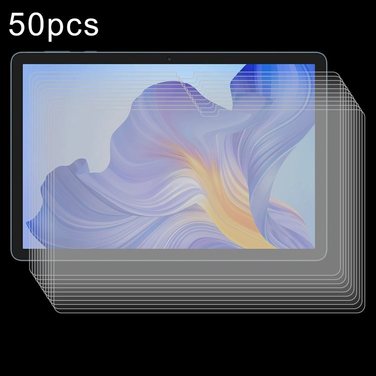 For Honor Pad X8 50pcs 0.26mm 9H 2.5D Tempered Glass Film
