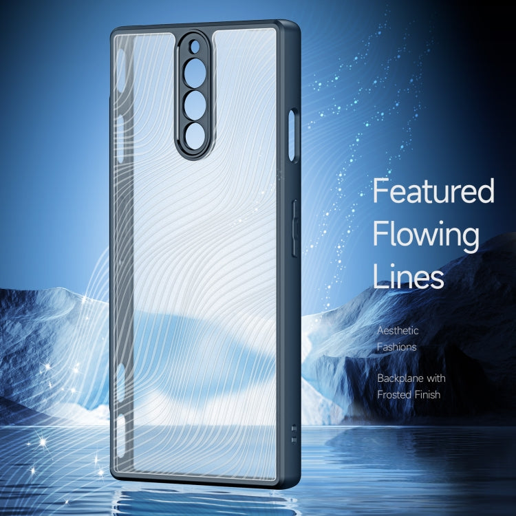 For ZTE nubia Red Magic 8 Pro/8 Pro+/8S Pro DUX DUCIS Aimo Series TPU + PC Frosted Feel Phone Case(Black)