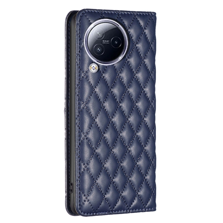 For Xiaomi Civi 3 5G Diamond Lattice Magnetic Leather Flip Phone Case