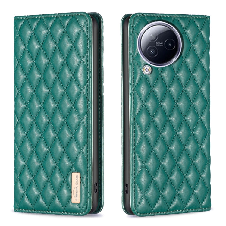 For Xiaomi Civi 3 5G Diamond Lattice Magnetic Leather Flip Phone Case