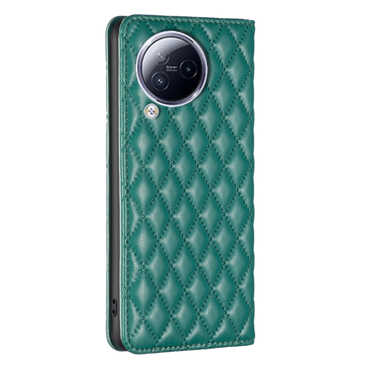 For Xiaomi Civi 3 5G Diamond Lattice Magnetic Leather Flip Phone Case