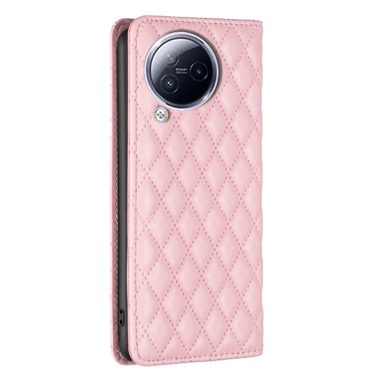For Xiaomi Civi 3 5G Diamond Lattice Magnetic Leather Flip Phone Case