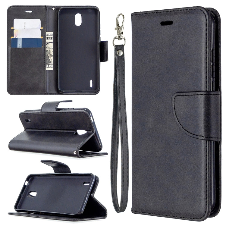 For Nokia 1.3 Retro Lambskin Texture Pure Color Horizontal Flip PU Leather Case with Holder & Card Slots & Wallet & Lanyard