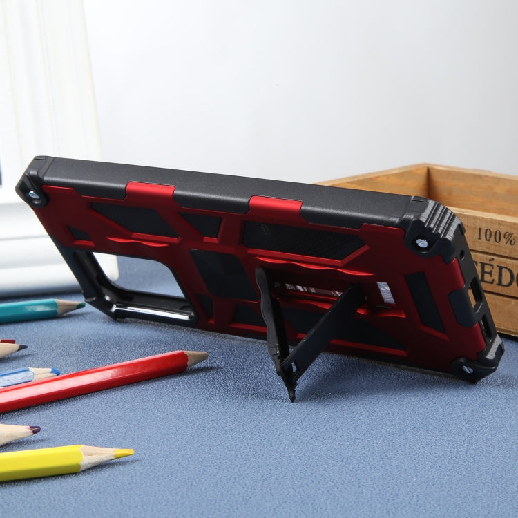 For Xiaomi Redmi Note 12 4G Shockproof TPU + PC Magnetic Phone Case with Holder