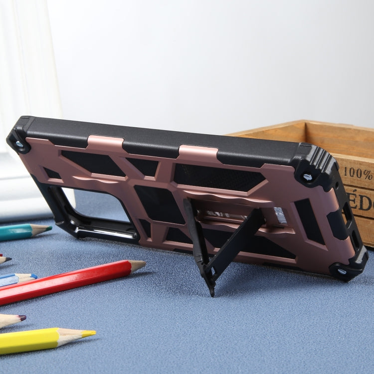 For Xiaomi Redmi Note 12 4G Shockproof TPU + PC Magnetic Phone Case with Holder