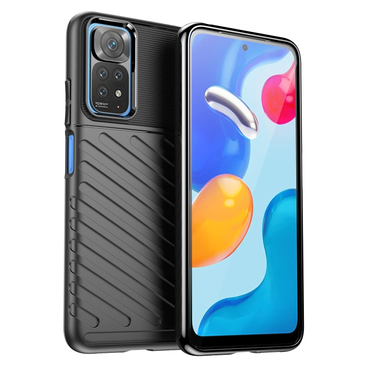 For Xiaomi Redmi Note 11S 4G Thunderbolt Shockproof TPU Protective Soft Phone Case