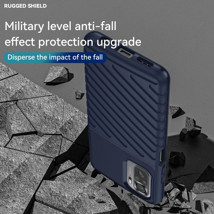 For Xiaomi Redmi Note 10S Thunderbolt Shockproof TPU Protective Soft Phone Case