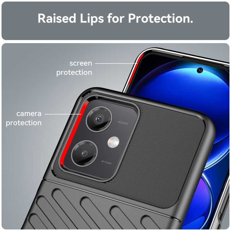 For Xiaomi Redmi Note 12R Pro Thunderbolt Shockproof TPU Protective Soft Phone Case