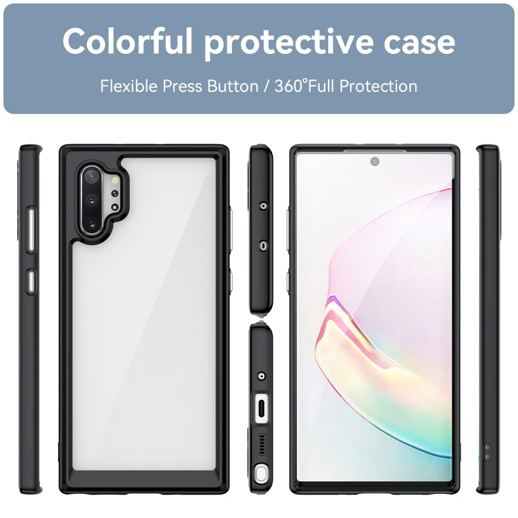 For Samsung Galaxy Note10+ Colorful Series Acrylic + TPU Phone Case