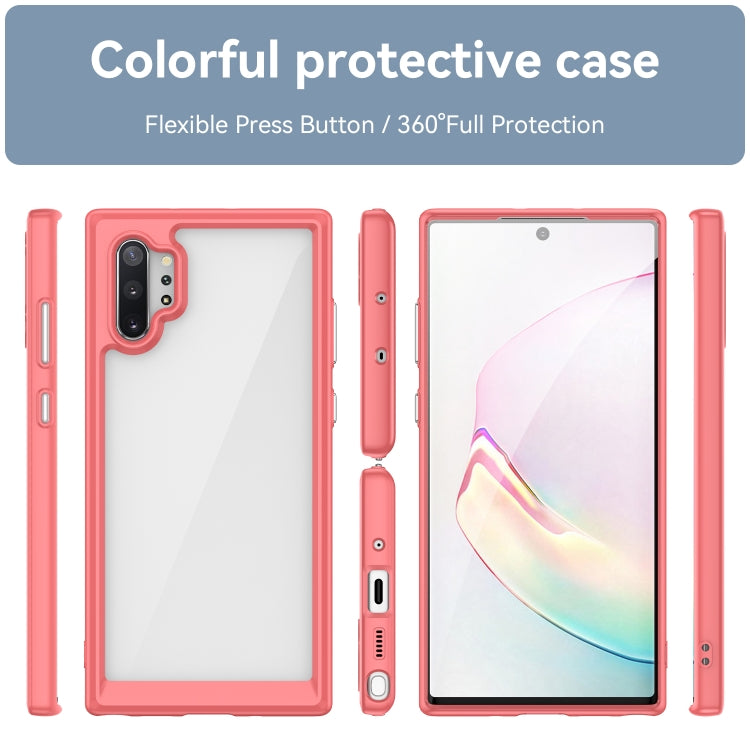 For Samsung Galaxy Note10+ Colorful Series Acrylic + TPU Phone Case