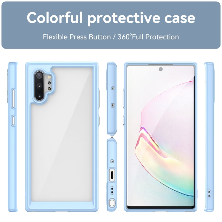 For Samsung Galaxy Note10+ Colorful Series Acrylic + TPU Phone Case