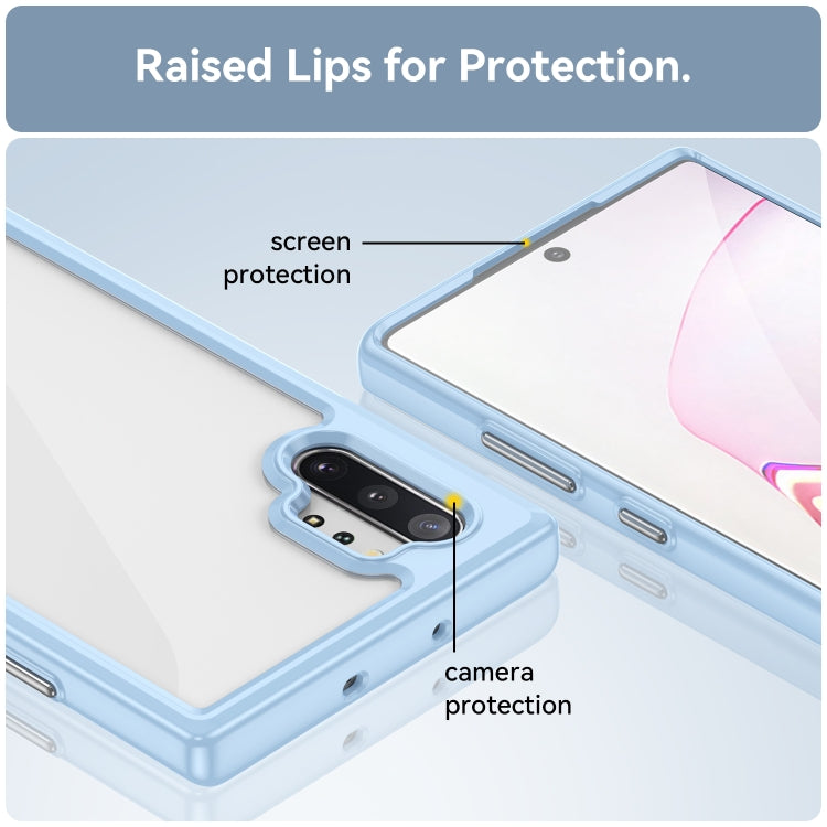 For Samsung Galaxy Note10+ Colorful Series Acrylic + TPU Phone Case