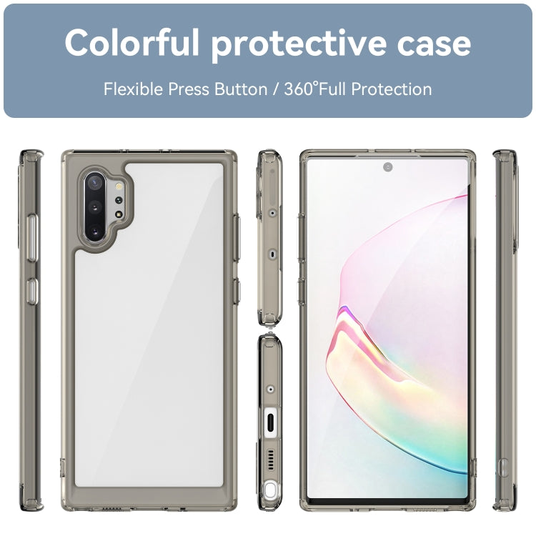 For Samsung Galaxy Note10+ Colorful Series Acrylic + TPU Phone Case