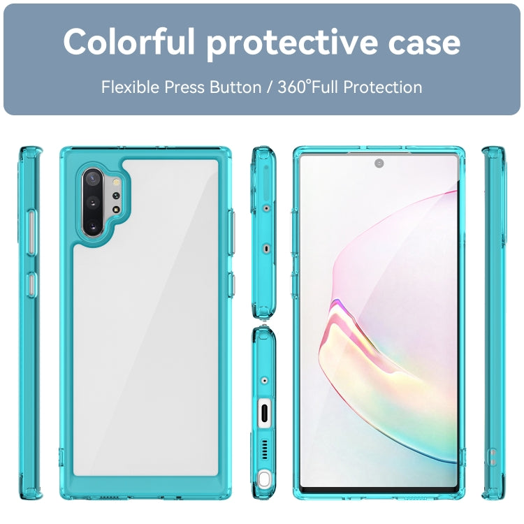For Samsung Galaxy Note10+ Colorful Series Acrylic + TPU Phone Case