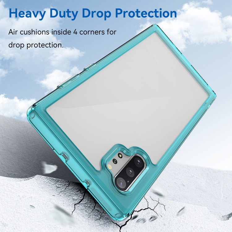 For Samsung Galaxy Note10+ Colorful Series Acrylic + TPU Phone Case