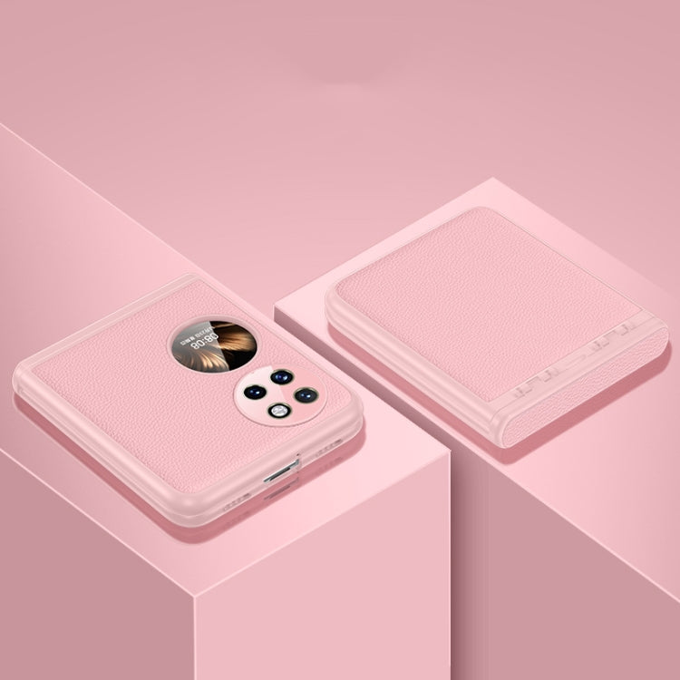 For Huawei P50 Pocket Litchi Texture Fold Hinge Phone Case