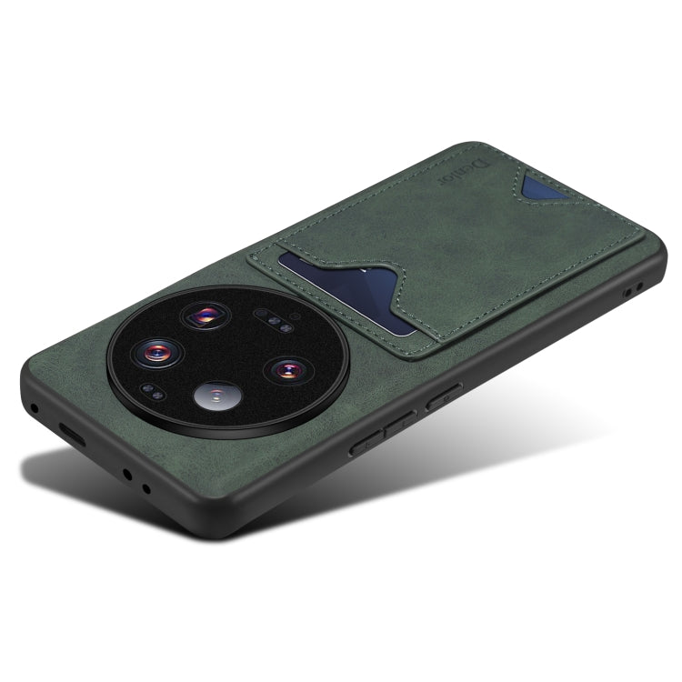 For Xiaomi 13 Ultra Denior PU Back Cover Card Slot Holder Phone Case