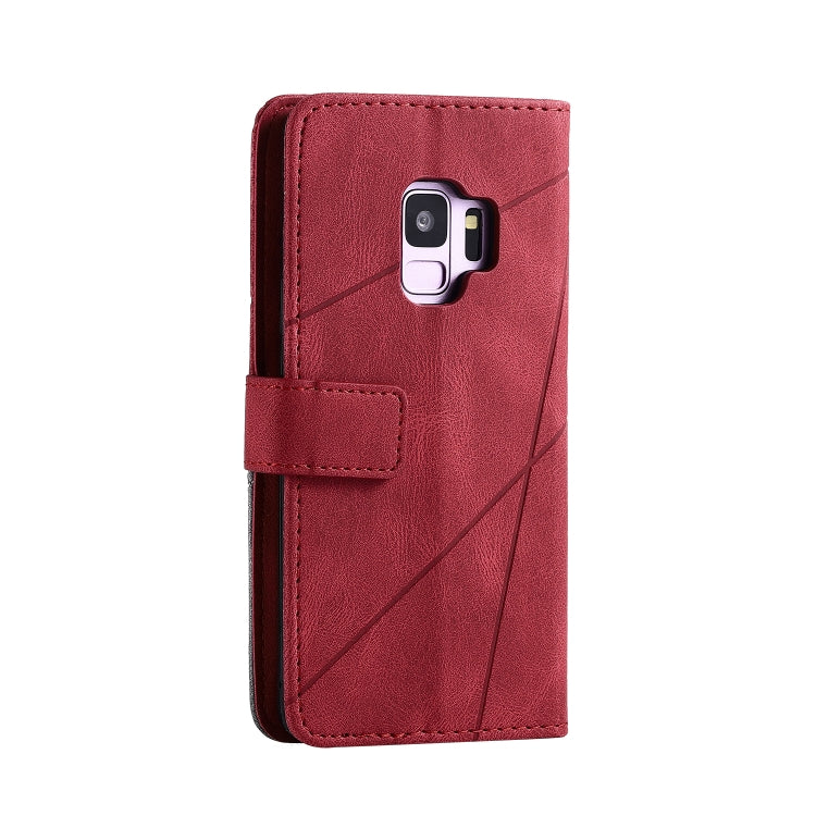 For Samsung Galaxy S9 Skin Feel Splicing Horizontal Flip Leather Case with Holder & Card Slots & Wallet & Photo Frame