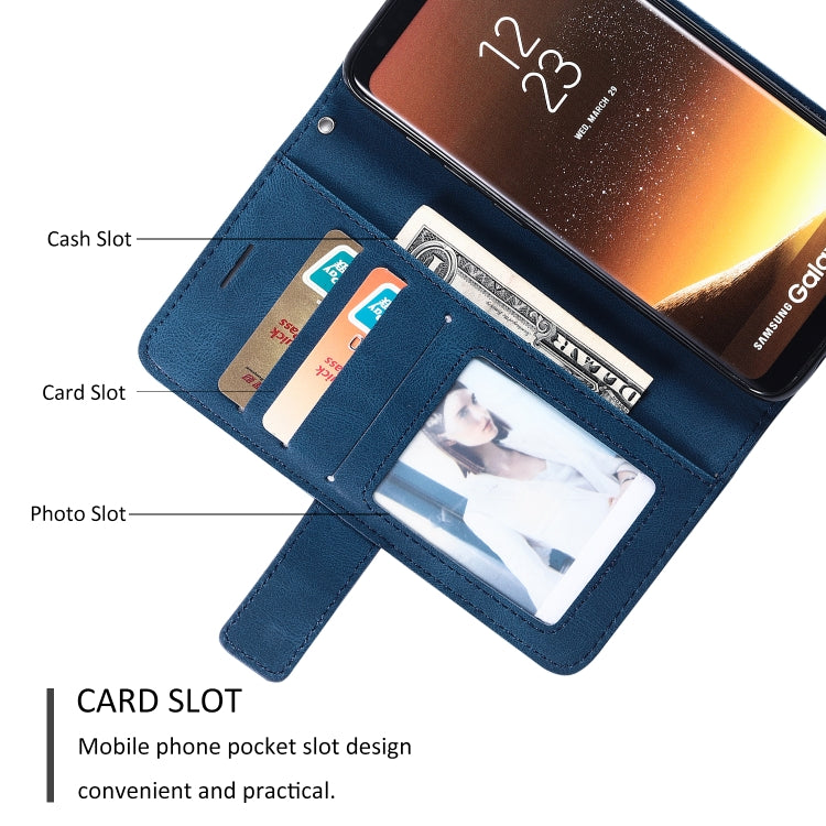 For Samsung Galaxy S8 Skin Feel Splicing Horizontal Flip Leather Case with Holder & Card Slots & Wallet & Photo Frame