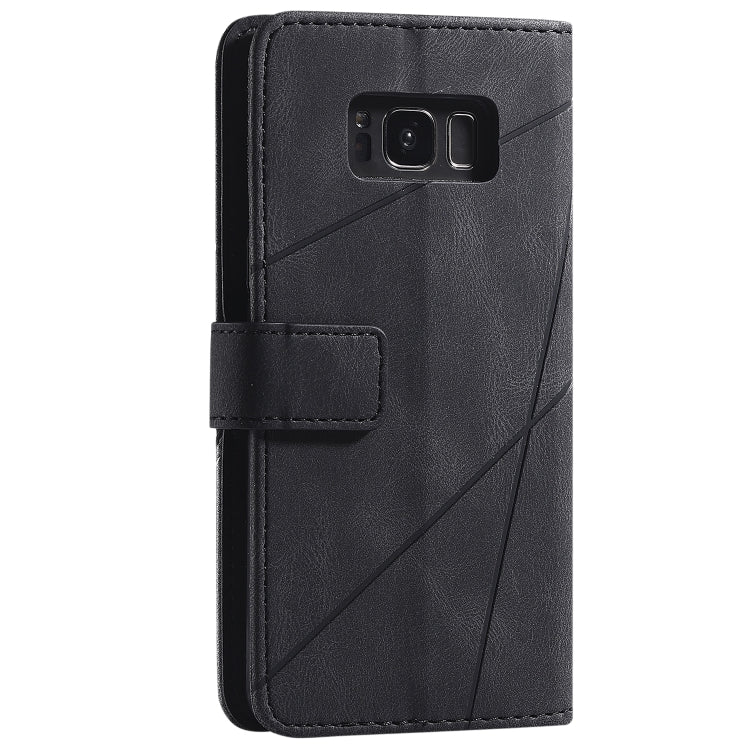 For Samsung Galaxy S8 Skin Feel Splicing Horizontal Flip Leather Case with Holder & Card Slots & Wallet & Photo Frame