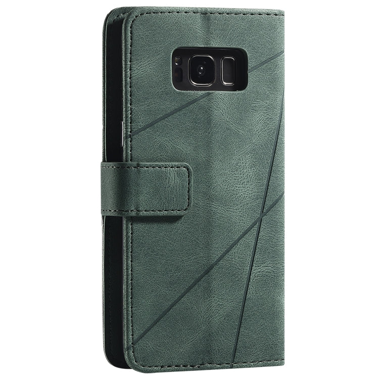 For Samsung Galaxy S8 Skin Feel Splicing Horizontal Flip Leather Case with Holder & Card Slots & Wallet & Photo Frame