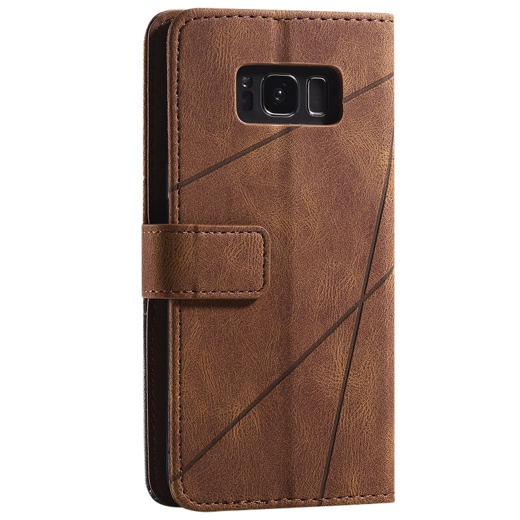 For Samsung Galaxy S8 Skin Feel Splicing Horizontal Flip Leather Case with Holder & Card Slots & Wallet & Photo Frame