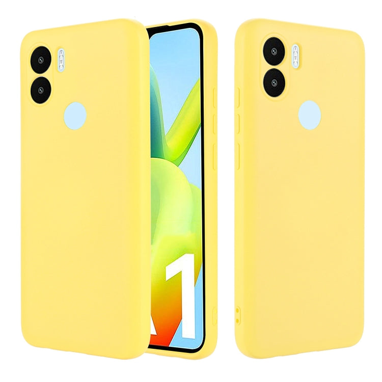 For Xiaomi Poco C51 Pure Color Liquid Silicone Shockproof Phone Case