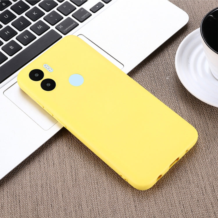 For Xiaomi Poco C51 Pure Color Liquid Silicone Shockproof Phone Case