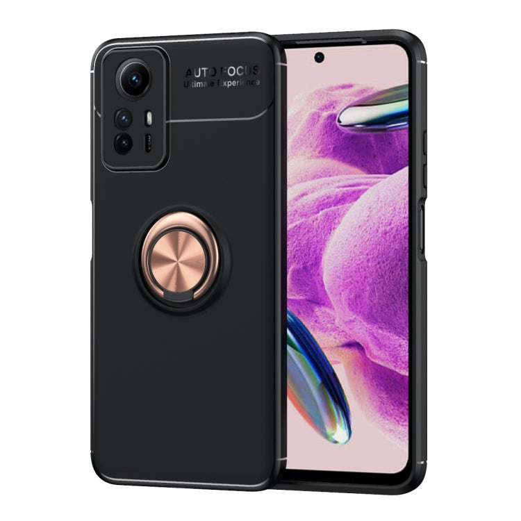 For Xiaomi Redmi Note 12S Metal Ring Holder TPU Phone Case