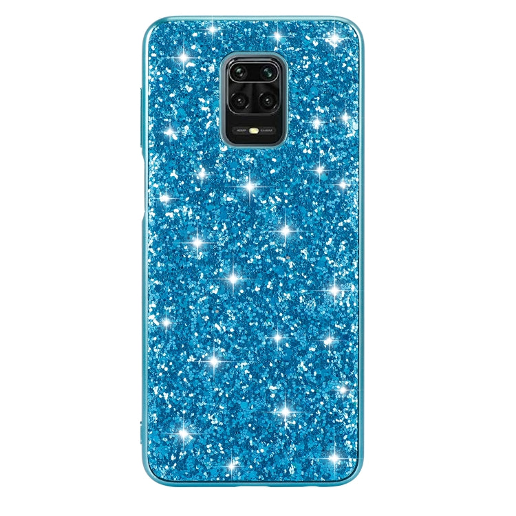 For Xiaomi Redmi Note 9 Pro Glitter Powder Shockproof TPU Protective Case