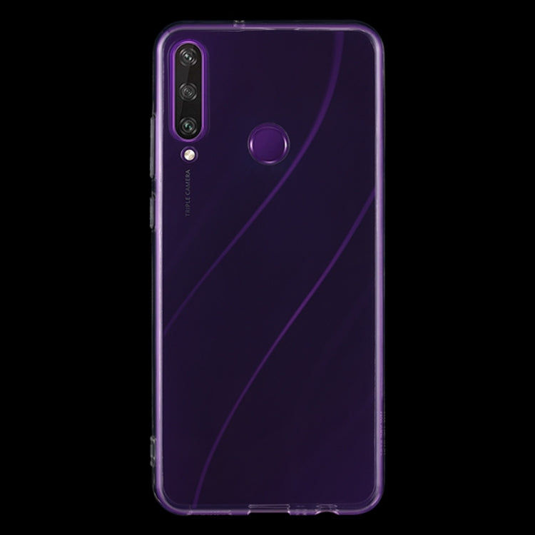 For Huawei Y6p 0.75mm Ultra-thin Transparent TPU Soft Protective Case