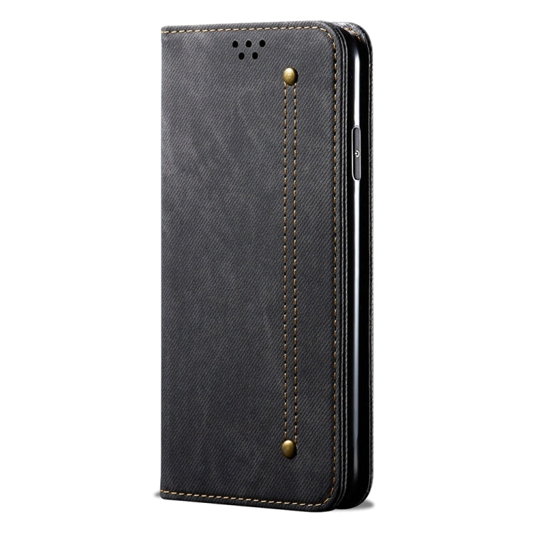 For Xiaomi Redmi Note 12 Turbo / Poco F5 Denim Texture Casual Style Flip Leather Phone Case